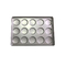 RK Bakeware China Foodservice NSF 45727 28 Compartimiento acristalado de acero aluminizado Mini Pan especial para muffins