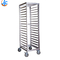 RK Bakeware China-Sección doble carga lateral de aluminio panecillo panecillo horno estante - 60 Panecillo