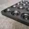 20 moldes geométricos de la torta del silicón de acero de aluminio de la cavidad