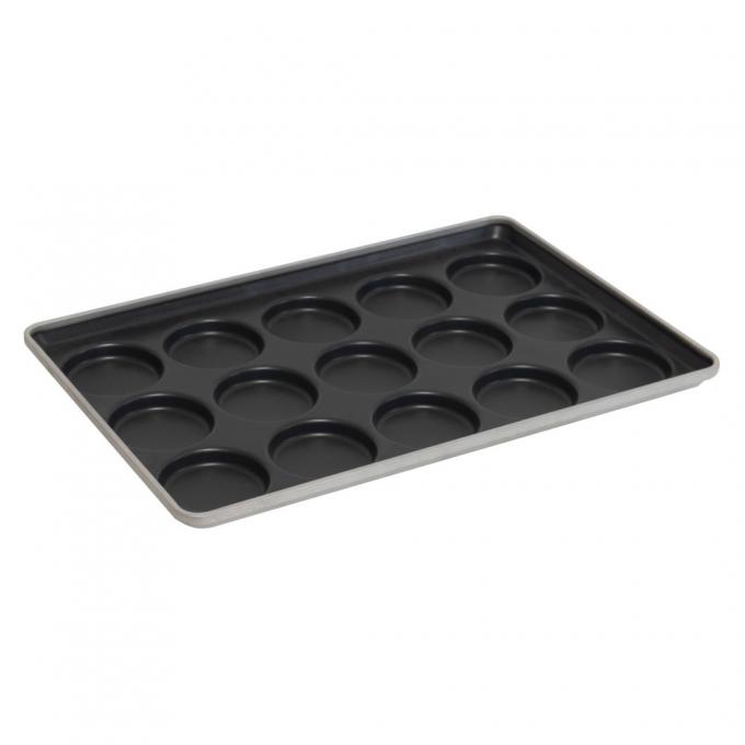 Rk Bakeware China-30694 Stayflat Full Size NSF 16 Gauge 18" X 26" Band in Rim Aluminum Sheet Pan Nonstick Coating