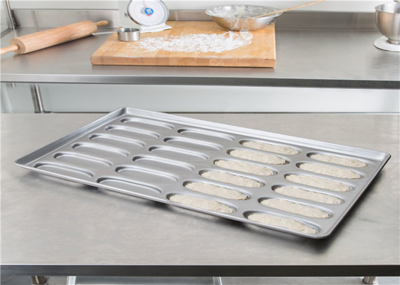 RK Bakeware China Foodservice NSF 24 Molde bandejas de pasteles de aluminio / acero aluminizado Pan comercial para perritos calientes