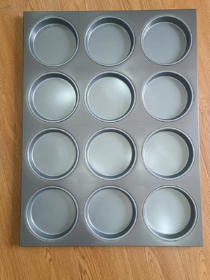 Pizza de aluminio industrial Tray Foodservice Hard Anodized Coat