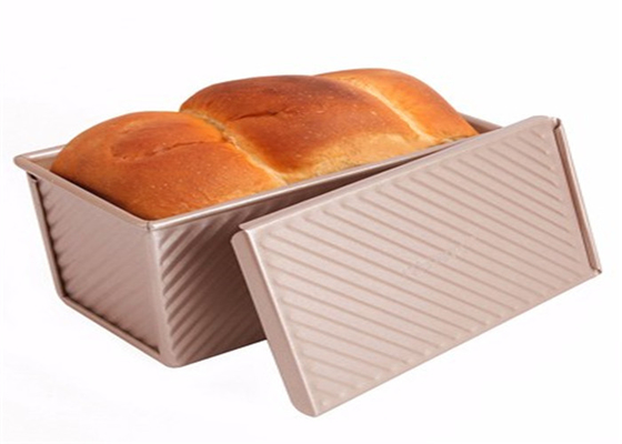 RK Bakeware China Foodservice NSF Oro No adhesivo Panes de pan de aluminio Panes de pan corrugadas Panes de pan de estaño Panes de pan