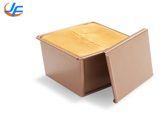 RK Bakeware China Foodservice NSF Gran capacidad de horneado Pullman Pan Caja de tostadas con tapa Pullman Pan de pan