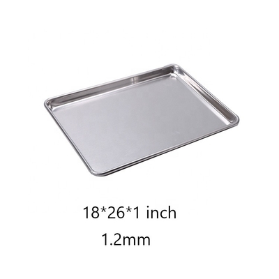 26 por 18 pulgadas 1,2 mm de aleación de aluminio sartén de aleación de aluminio bandeja de horno bandeja de horno de aluminio bandeja de horno