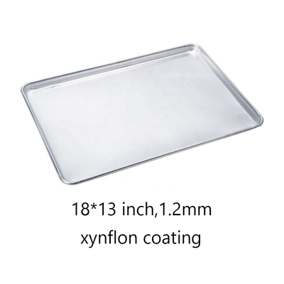 13 * 18 pulgadas 1,2 mm bandeja de aluminio de revestimiento sartén no adhesivo sartén carne sartén caliente bandeja