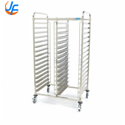 RK Bakeware China-10 Hoja de aluminio de almacenamiento de refrigerador con estante abierto, pasta de pizza para hornear rack móvil