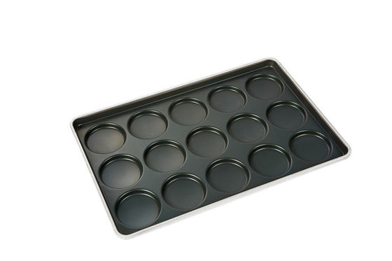 15 3,5 bandeja del horno plana del bollo de la hamburguesa de la pulgada PTFE