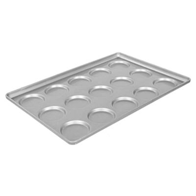 RK Bakeware China 3 pulgadas esmaltó el bollo de hamburguesa de acero de Aluminumized Pan Baking Tray