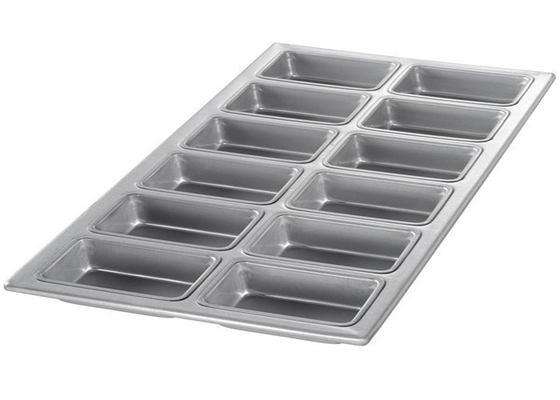 RK Bakeware China Foodservice NSF 12 Compartimiento Mini Pan Especialidad de horneado Ensalada de acero glaseado aluminizado bandeja de horneado