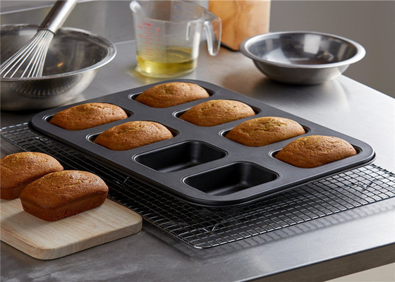 RK Bakeware China Foodservice NSF 8 Compartimiento de aluminio Pullman Panecillo Mini Panecillo de Pan