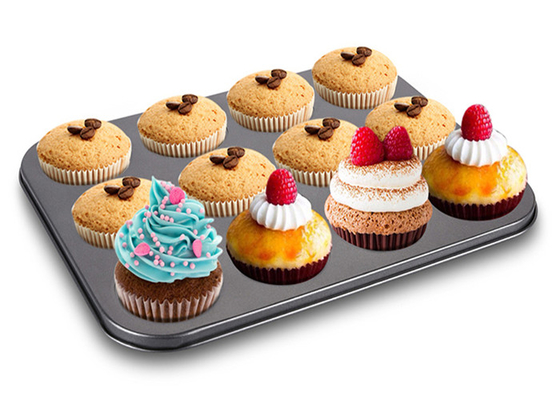 RK Bakeware China Servicio de alimentos Muffin de aluminio Cupcake bandeja de horneado