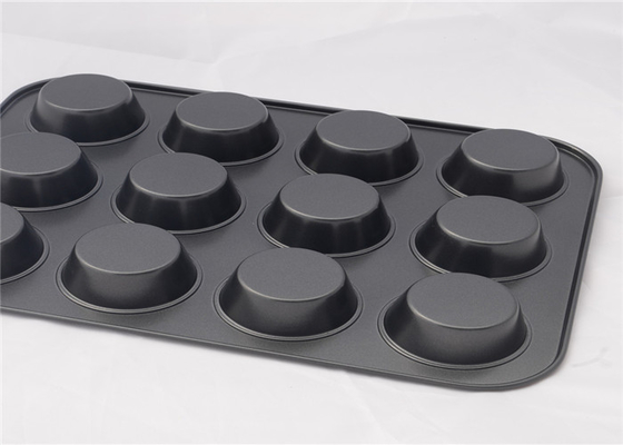 RK Bakeware China Servicio de alimentos bandeja de horneado de muffins de aluminio sin pegamento