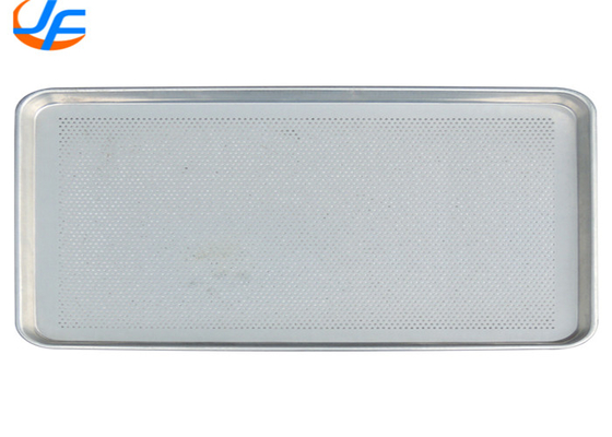 RK Bakeware China bandeja de horneado de galletas de aluminio sin pegamento bandeja de hoja de aluminio para pan y galleta