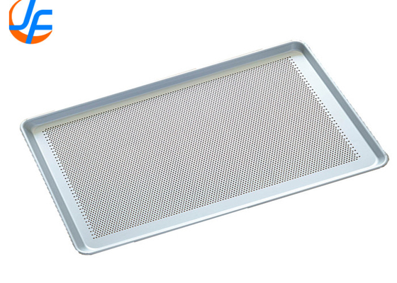 RK Bakeware China bandeja de horneado de galletas de aluminio sin pegamento bandeja de hoja de aluminio para pan y galleta