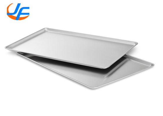 RK Bakeware China bandeja de horneado de aluminio comercial hoja de galletas Jelly Roll Pan Full Size Half Size Quarter Sheet Pan
