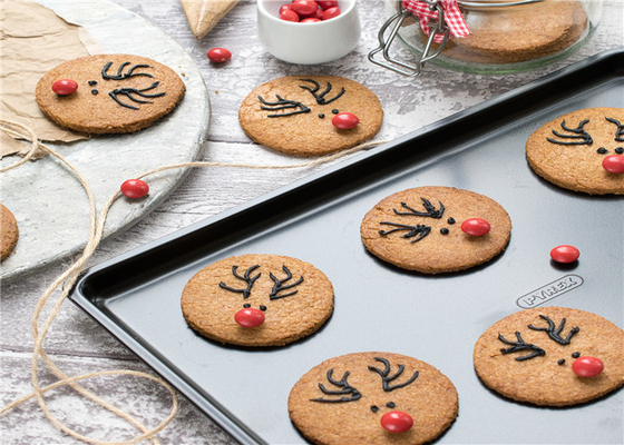 RK Bakeware China Aluminio bandeja de horneado de galletas hoja de sartén estante de horneado de horno bandeja de pan bandeja de horneado de pan