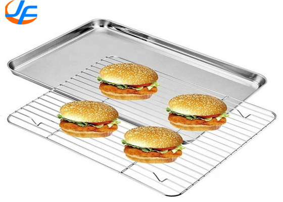 RK Bakeware China Aluminio Paneles de hojas de galletas y estante de refrigeración de acero inoxidable