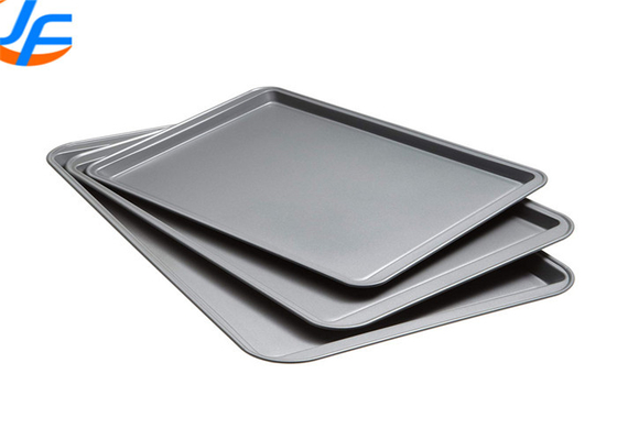RK Bakeware China Servicio de alimentos bandeja de horneado de aluminio no adhesivo / bandejas de horneado profesionales bandeja de hoja de galletas