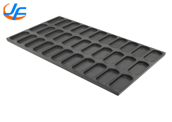 RK Bakeware China Foodservice Muffin de horneado en bandeja de horneado de muffins cuadrados ovalado aluminizado