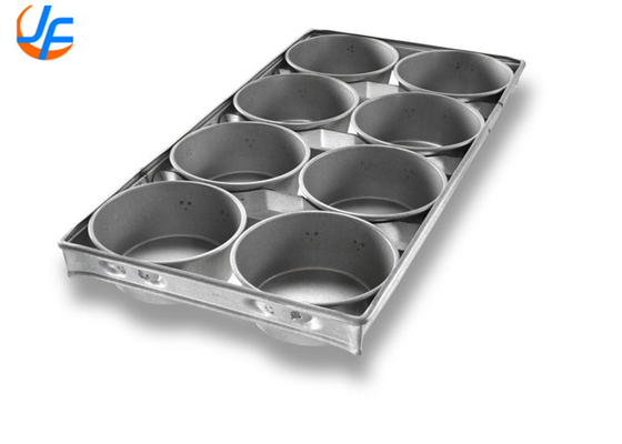 RK Bakeware China Foodservice Chicago Silicona metálica glaseada de ángulo redondo Torta/queso Torta horneada bandeja No adhesiva