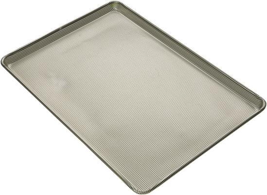 RK Bakeware China Foodservic 4801 Tamaño completo 16 Cables de calibre en borde Aluminio Perforado Pantalla de horneado