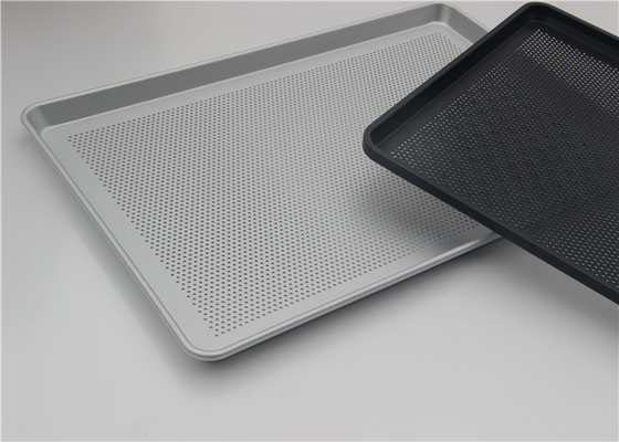 RK Bakeware China Foodservice bandejas de horneado perforadas de aluminio, 600 x 400 mm bandejas de aluminio