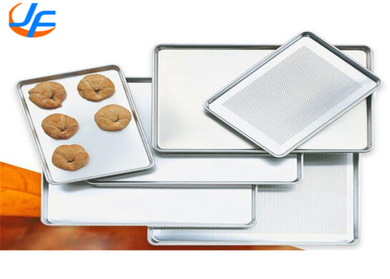 RK Bakeware China Foodservice bandeja de horneado de aluminio / bandeja de horneado recubierta de no adhesivo de teléfono