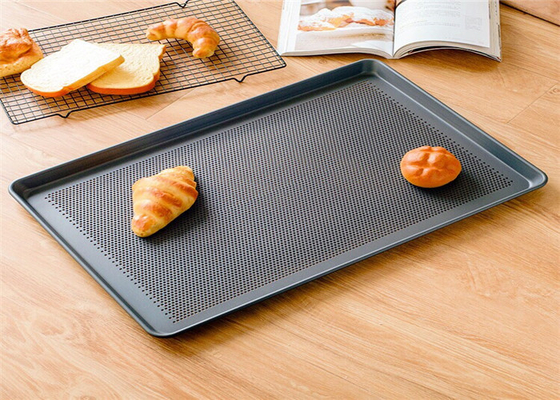 RK Bakeware China Foodservice bandeja de horneado de aluminio / bandeja de horneado recubierta de no adhesivo de teléfono