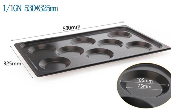 RK Bakeware China Rational Combi Oven Use GN1/1 Aluminio Gastronorm bandeja de horneado de huevos sartén sin pegamento