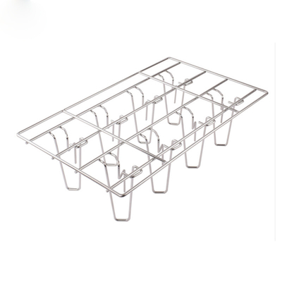 RK Bakeware China Foodservice Gn1/1 Combi Horno de acero inoxidable Pollo a la parrilla y bastidor de espigas