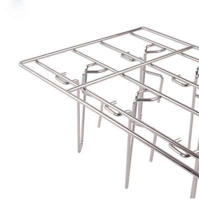 RK Bakeware China Foodservice Gn1/1 Combi Horno de acero inoxidable Pollo a la parrilla y bastidor de espigas