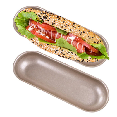 RK Bakeware China Foodservice NSF 4 pulgadas 4.5 pulgadas 6 pulgadas Hot Dog Bun Pan Hot Dog Muele de Pan