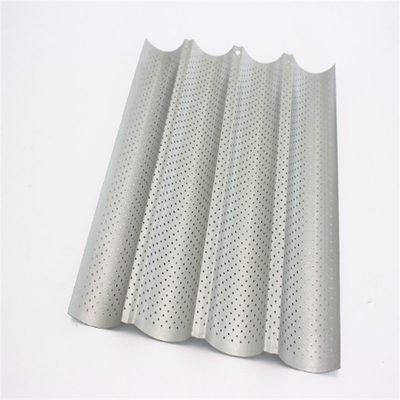RK Bakeware China Foodservice NSF Perforado de aluminio sin adhesivo bandeja de baguette francesa