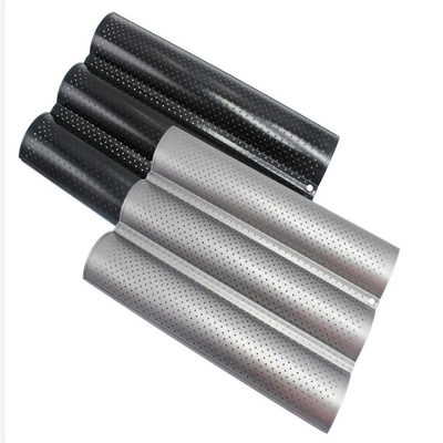 RK Bakeware China Foodservice NSF Perforado 3 ranuras Moldeos Baguette bandeja de horneado de pan francés