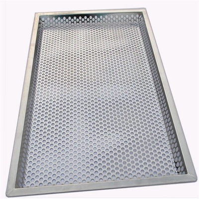 RK Bakeware China Foodservice NSF Personalizado 4 lados perforados 304 Acero inoxidable bandeja seca