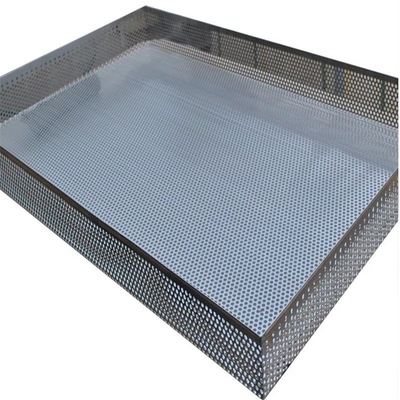 RK Bakeware China Foodservice NSF Personalizado 4 lados perforados 304 Acero inoxidable bandeja seca