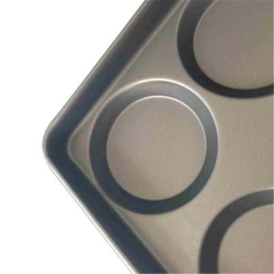 RK Bakeware China Foodservice NSF Glaze No adhesivo bandeja de horneado de hamburguesas de 4,5 y 5 pulgadas