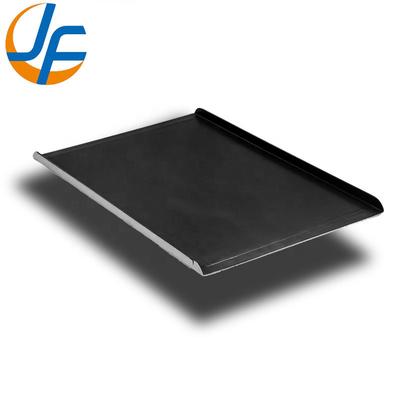RK Bakeware China Foodservice NSF 4 lados y 3 lados de aluminio plato plain bandeja de horneado hoja de sartén