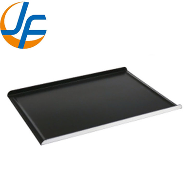 RK Bakeware China Foodservice NSF 4 lados y 3 lados de aluminio plato plain bandeja de horneado hoja de sartén
