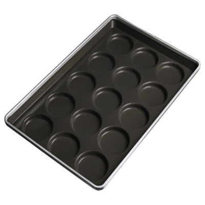 RK Bakeware China Foodservice NSF 2 pulgadas Mini Buger Mini Hamburguesa Mini Muffin bandeja