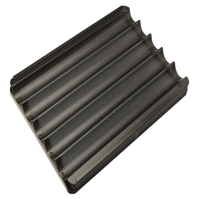 RK Bakeware China Foodservice NSF 5 Panes Glaseados Inox Baguette bandeja de horneado de pan francés