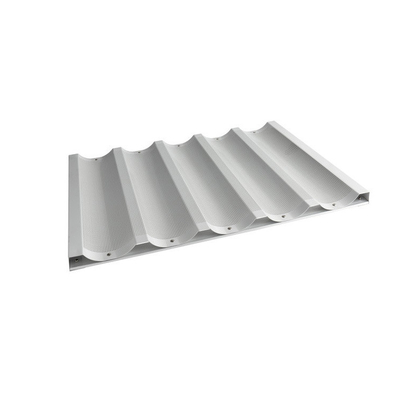 RK Bakeware China Foodservice NSF 5 panes de aluminio con acristalamiento Baguette bandeja de horneado de pan francés