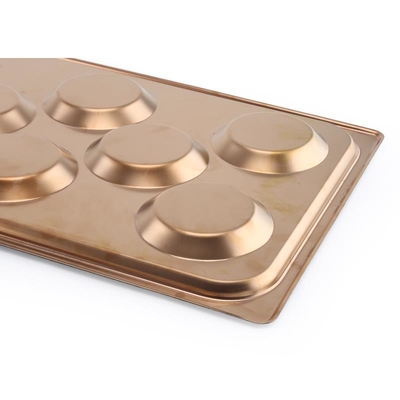 Rk Bakeware China-Gn1/1 530X325 bandeja de horneado de huevos de aluminio sin adhesivo