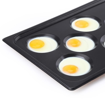 Rk Bakeware China-Rational Combi Oven Usar Aluminio Gn1/1 Gastronorm bandeja de huevos sin pegamento