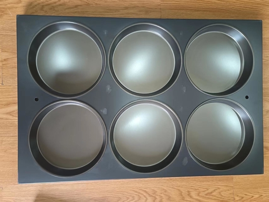 RK Bakeware China Foodservice NSF Aluminio de abrigo anodizado duro bandeja para hornear pizza para panadería industrial