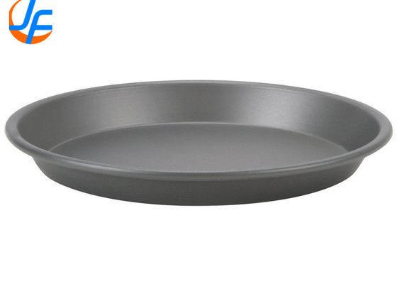 RK Bakeware China-Pizza Hut Anodizado duro de aluminio de pared lateral recta sartén de pizza