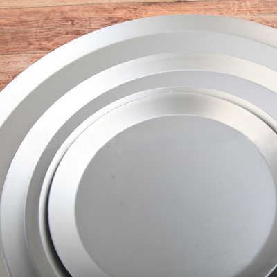 RK Bakeware China Anodo duro perforado de corteza delgada sartén de pizza para pizzería