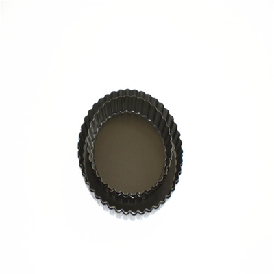 Rk Bakeware China-Coat duro de aluminio con flauta de la tarta de la sartén