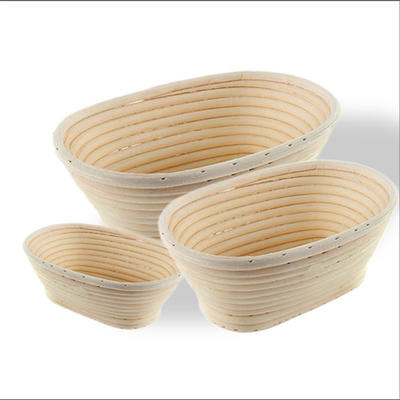 RK Bakeware China Foodservice NSF Redonda Cesta de prueba de rotín natural hecha a mano